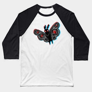 Chromatic Mothman Baseball T-Shirt